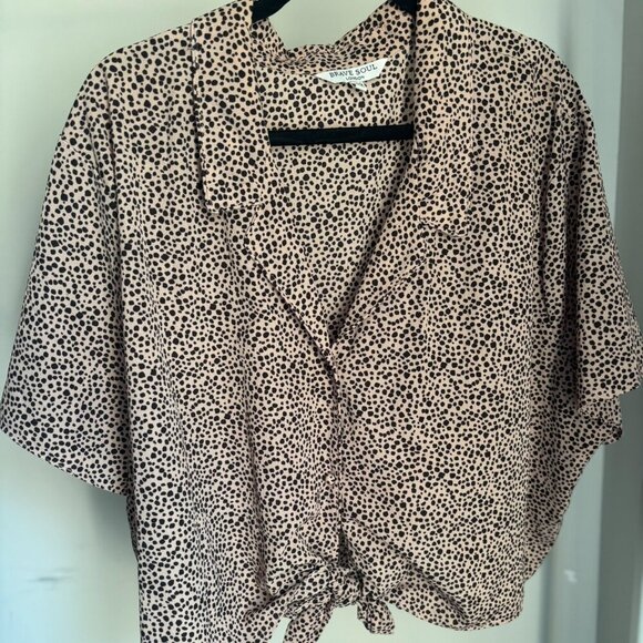 Leopard Print Button Up Size 22 - Picture 1 of 2